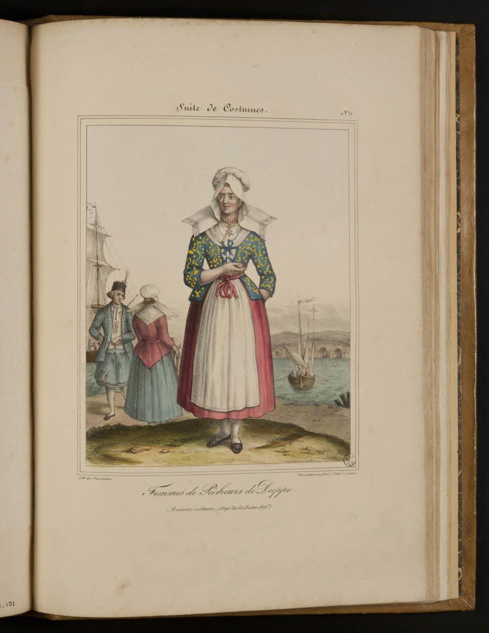 Henri Désiré Charpentier ; Charpentier Père et Fils et Cie élément d'ensemble Femmes de Pêcheurs de Dieppe.  Ancien costume, (Dépt de la Seine Infe.) 1824-1834 1957.164.1.102 Photo