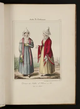 Henri Désiré Charpentier ; Charpentier Père et Fils et Cie élément d'ensemble Dames des Sables-d'Olonne, en été.  (Dept de la Vendée) 1824-1834 1957.164.1.20 Photo