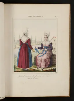 Henri Désiré Charpentier ; Charpentier Père et Fils et Cie élément d'ensemble Grand costume des femmes de Luçon  (Dépt de la Vendée) 1824-1834 1957.164.1.22 Photo