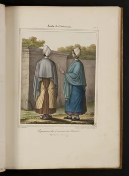 Henri Désiré Charpentier ; Charpentier Père et Fils et Cie élément d'ensemble Paysannes des Environs de Niort.  (Dépt des deux Sèvres) 1824-1834 1957.164.1.30 Photo
