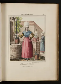 Henri Désiré Charpentier ; Charpentier Père et Fils et Cie élément d'ensemble Femmes de Pauiliac  (Dépt de la Gironde. Médoc) 1824-1834 1957.164.1.38  Photo