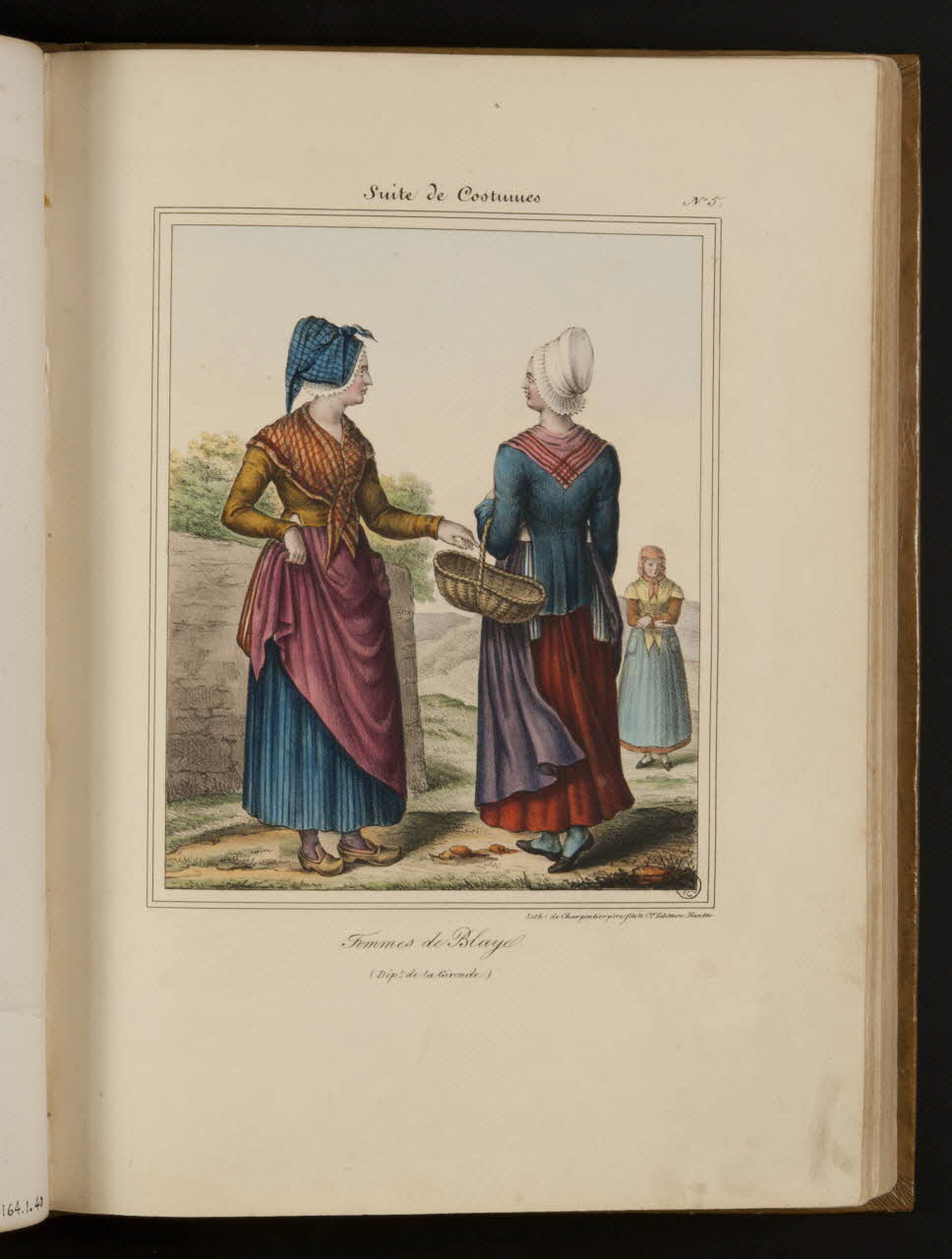 Henri Désiré Charpentier ; Charpentier Père et Fils et Cie élément d'ensemble Femmes de Blaye.  (Dépt de la Gironde) 1824-1834 1957.164.1.41 Photo