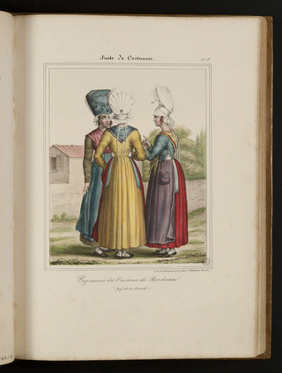 Henri Désiré Charpentier ; Charpentier Père et Fils et Cie élément d'ensemble Paysannes des Environs de Bordeaux.  (Dépt de la Gironde) 1824-1834 1957.164.1.42 Photo