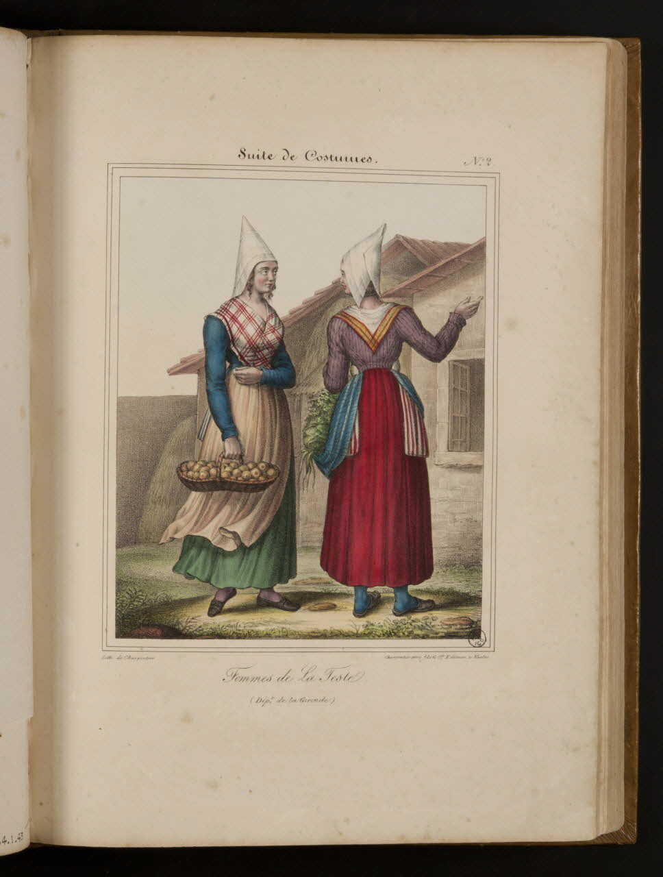Henri Désiré Charpentier ; Charpentier Père et Fils et Cie élément d'ensemble Femmes de La Teste.  (Dépt de la Gironde) 1824-1834 1957.164.1.44 Photo