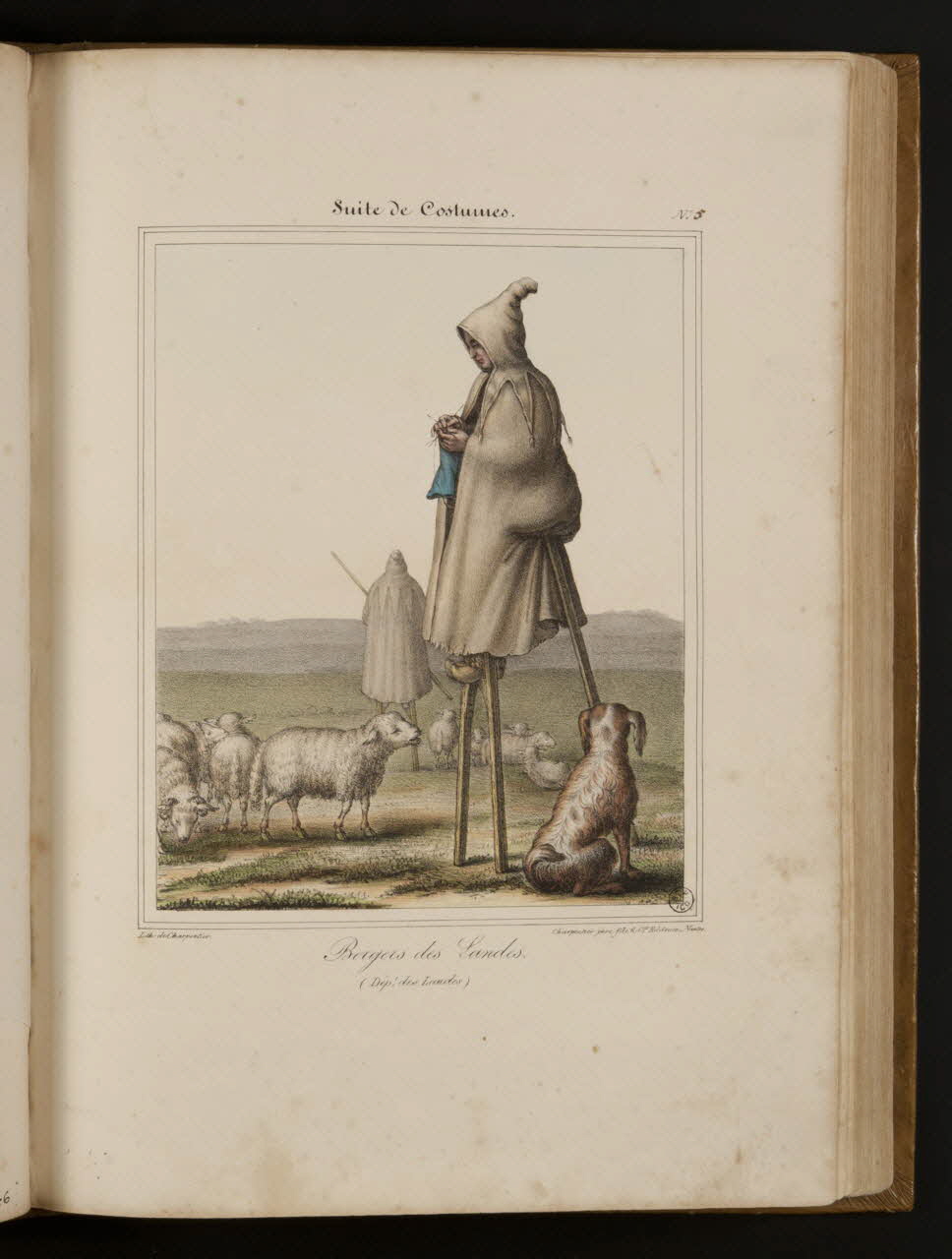 Henri Désiré Charpentier ; Charpentier Père et Fils et Cie élément d'ensemble Bergers des Landes.  (Dépt des Landes) 1824-1834 1957.164.1.47 Photo
