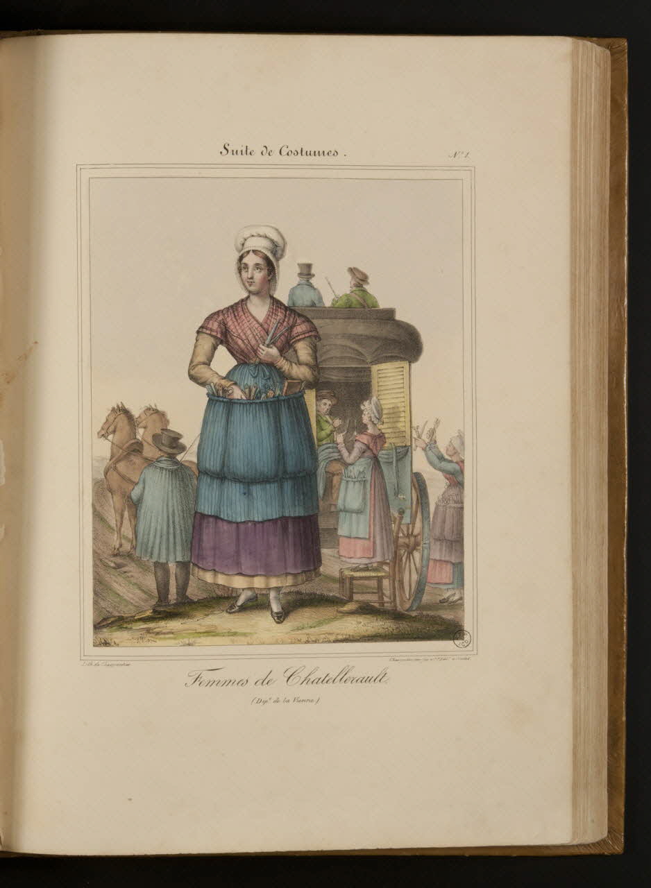 Henri Désiré Charpentier ; Charpentier Père et Fils et Cie élément d'ensemble Femmes de Châtellerault.  (Dépt de la Vienne.) 1824-1834 1957.164.1.52 Photo