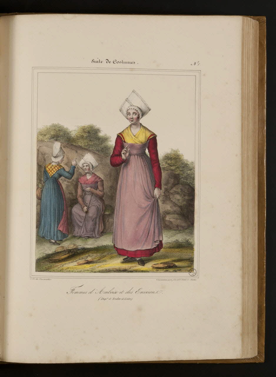 Henri Désiré Charpentier ; Charpentier Père et Fils et Cie élément d'ensemble Femmes d'Amboise et des Environs.  (Dépt d'Indre-et-Loire.) 1824-1834 1957.164.1.53 Photo