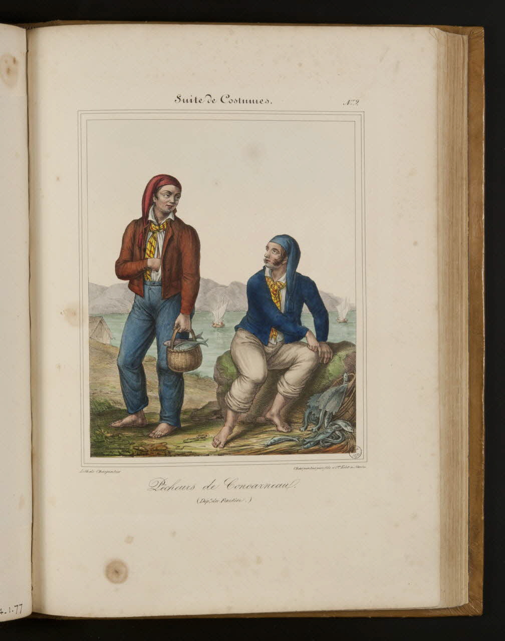 Henri Désiré Charpentier ; Charpentier Père et Fils et Cie élément d'ensemble Pêcheurs de Concarneau.  (Dépt du Finistère.) 1824-1834 1957.164.1.78 Photo