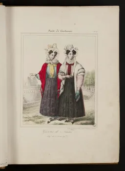 Henri Désiré Charpentier ; Charpentier Père et Fils et Cie élément d'ensemble Grisettes de Nantes.  (Dépt de la Loire Infre) 1824-1834 1957.164.1.8 Photo