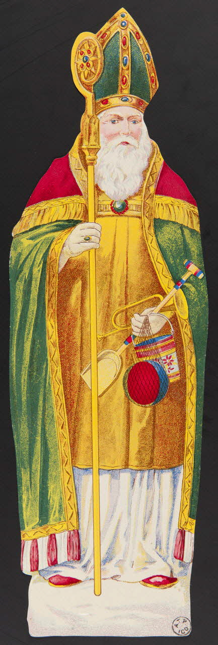 estampe Saint Nicolas portant des jouets d'enfant 1957.168.1 Photo