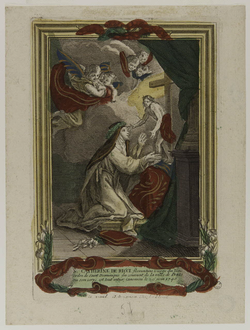 imagerie ancienne STE CATHERINE DE RICCI 1957.17.1 Photo