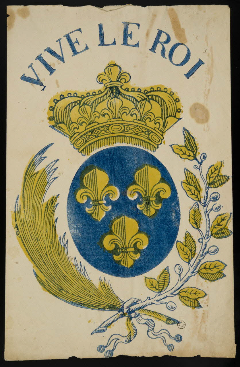 imagerie ancienne VIVE LE ROI 1957.171.10 Photo