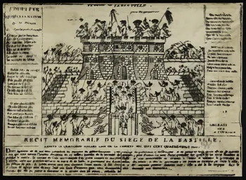 estampe RECIT MEMORABLE DU SIEGE DE LA BASTILLE 1957.171.12.1  Photo