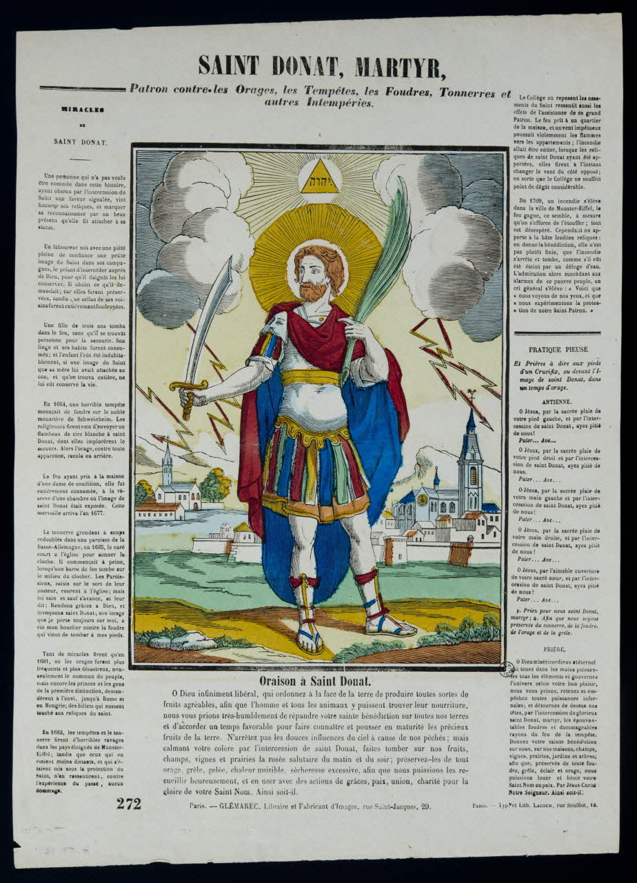 estampe SAINT DONAT, MARTYR, 1957.171.14 Photo