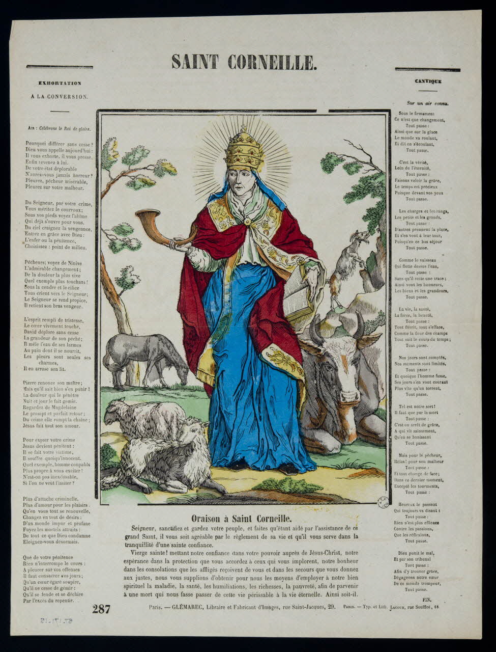 estampe SAINT CORNEILLE. 1957.171.15 Photo