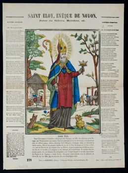 estampe SAINT ELOY, EVEQUE DE NOYON, 1957.171.17 Photo