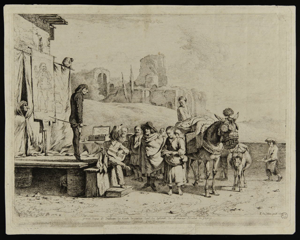 estampe Spectacle de rue 1957.172.1 Photo