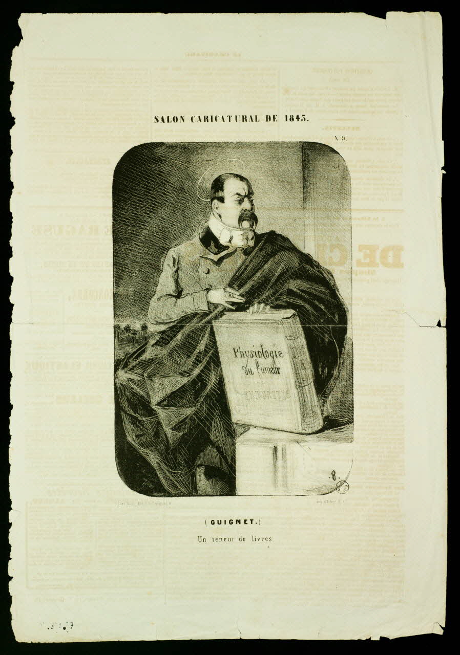 estampe SALON CARICATURAL DE 1843 1957.172.10 Photo