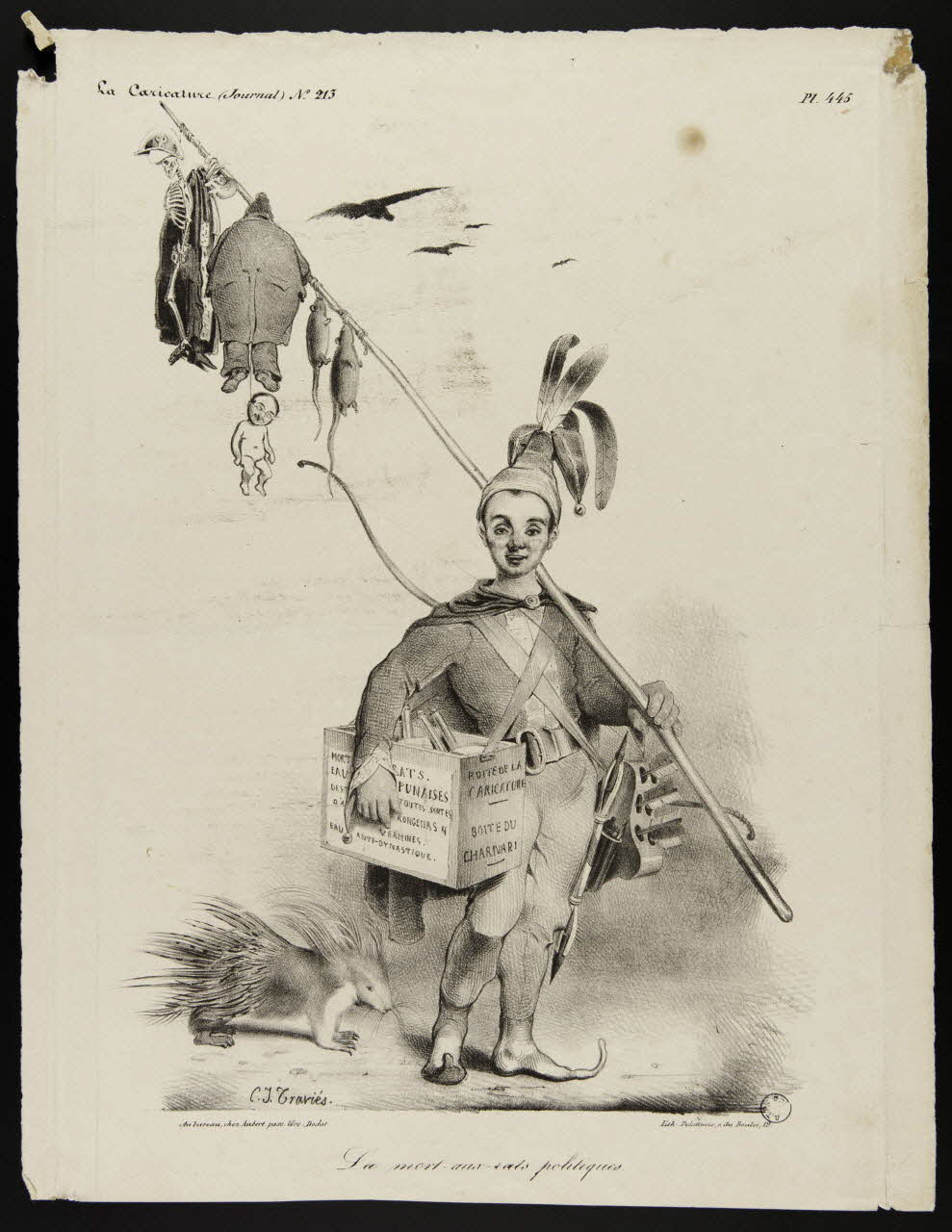 estampe La mort-aux-rats politiques. 1957.175.102 Photo