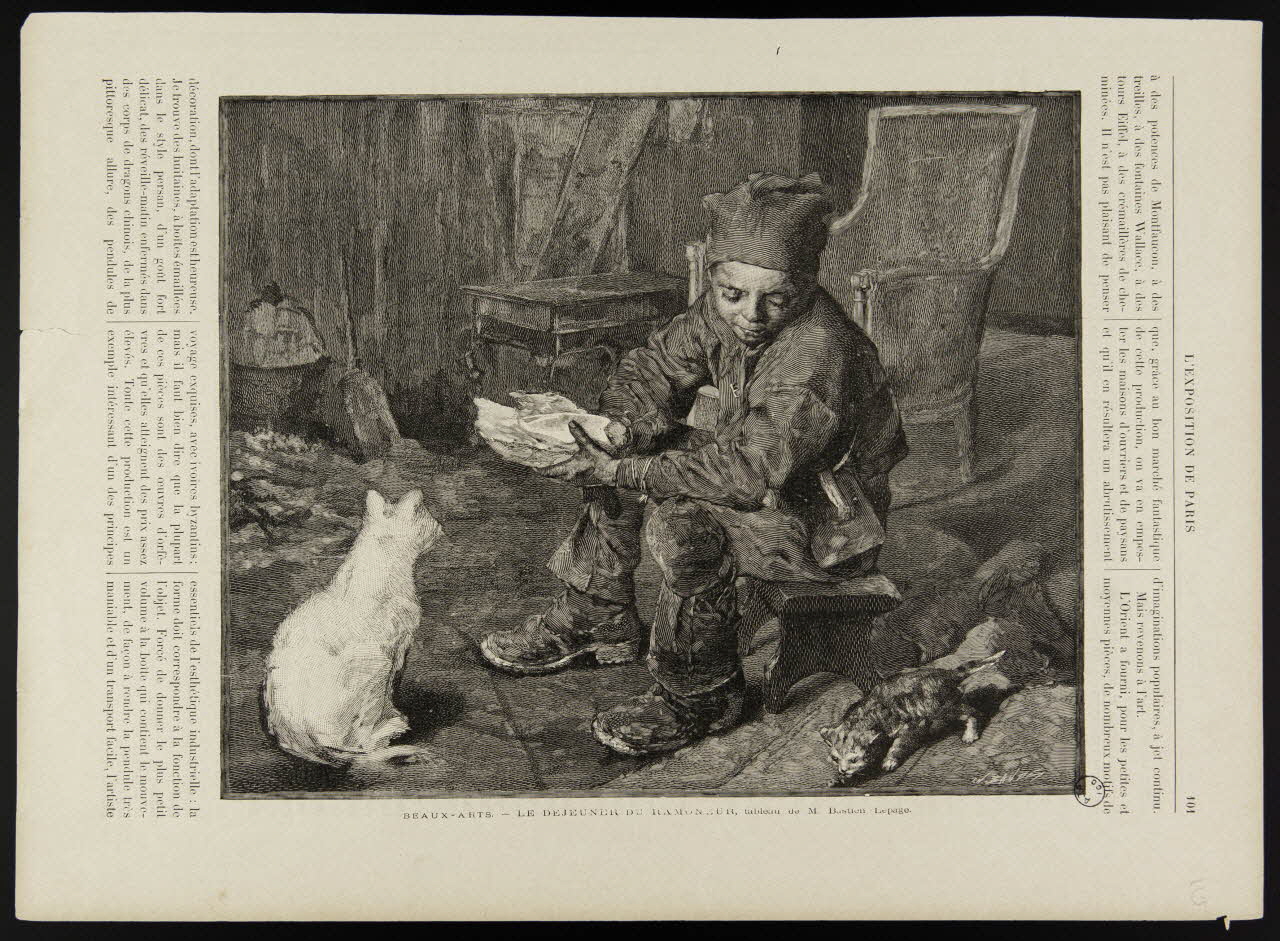 estampe BEAUX-ARTS. - LE DEJEUNER DU RAMONEUR 1957.175.112 Photo