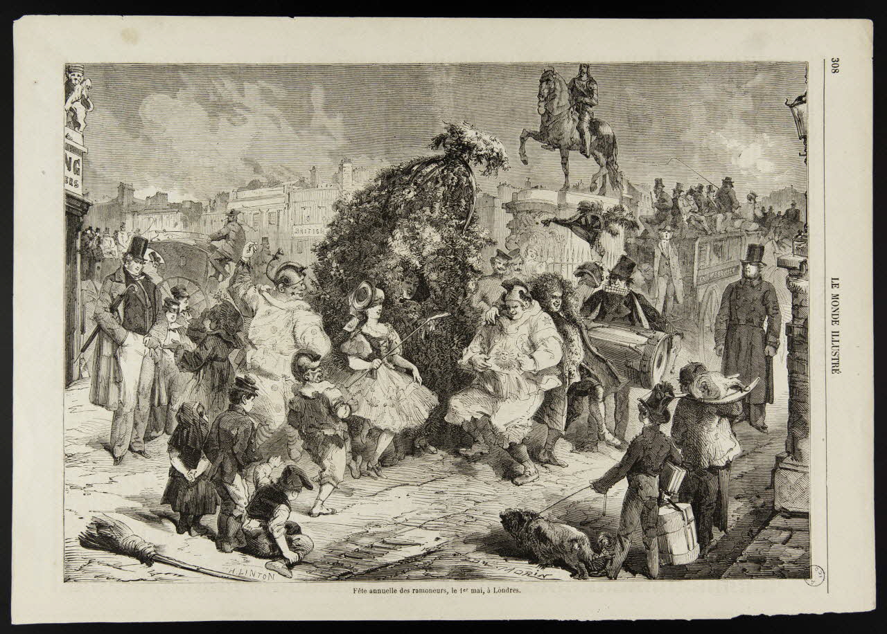 estampe Fête annuelle des ramoneurs, le 1er mai, à Londres. 1957.175.114 Photo