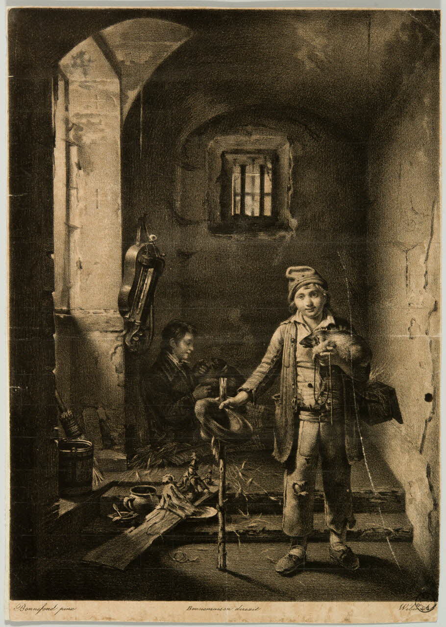 estampe Garçons élevant des rats 1957.175.12 Photo