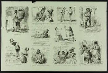 estampe Divers dessins humoristiques 1957.175.120  Photo