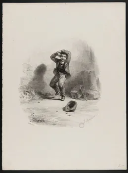 estampe Jeune danseur de rue 1957.175.13 Photo