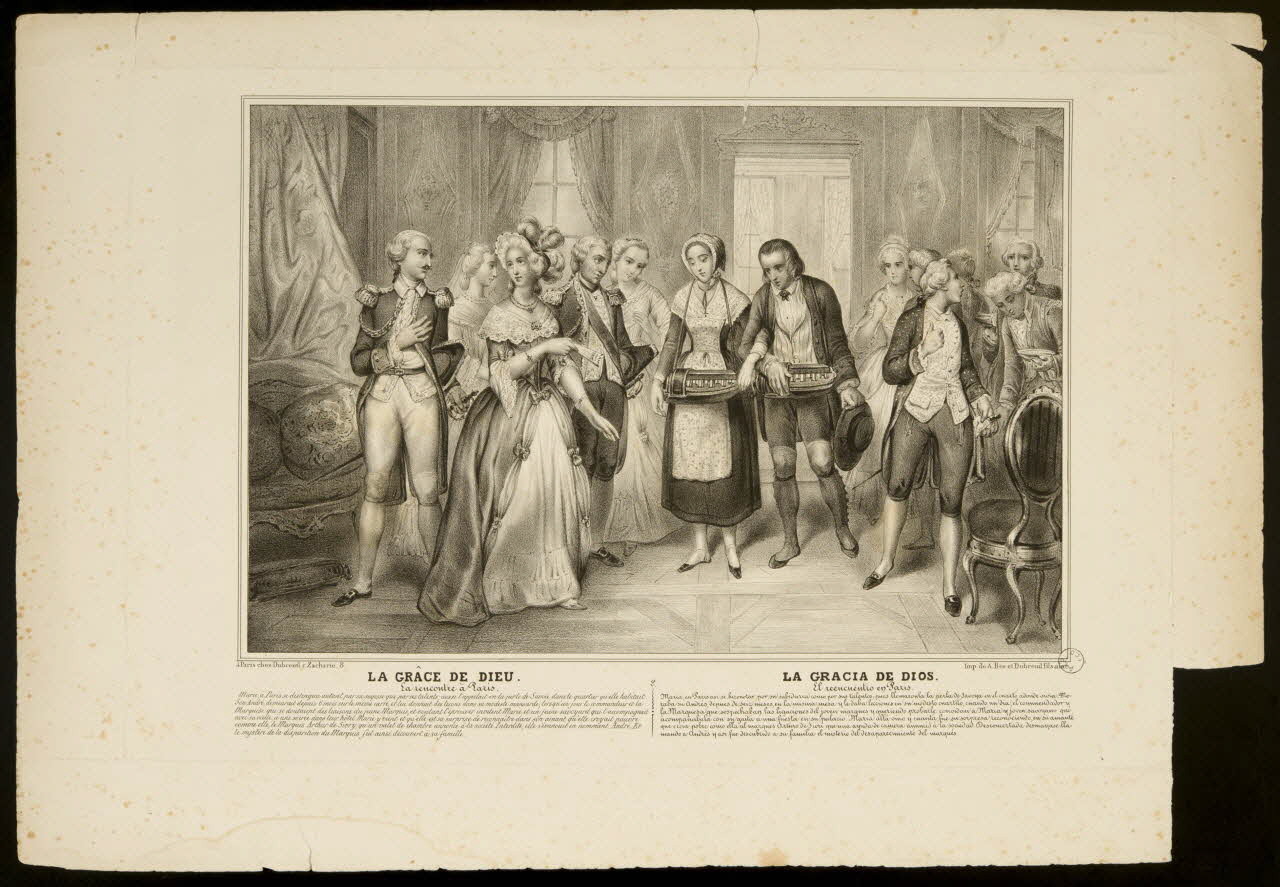 estampe LA GRACE DE DIEU. 1957.175.140 Photo