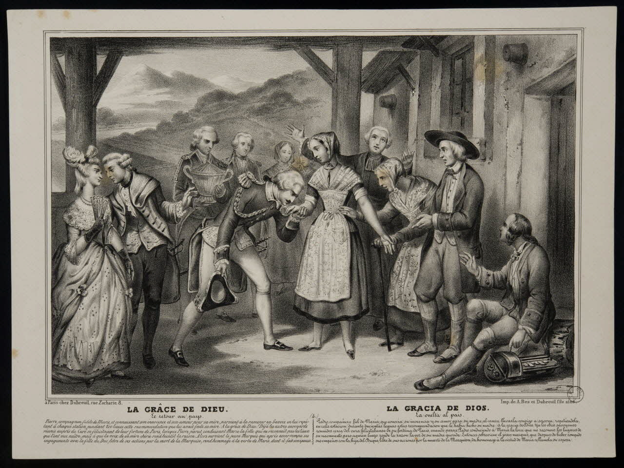 estampe LA GRACE DE DIEU. 1957.175.143 Photo