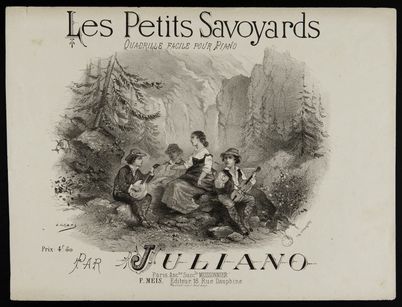 estampe Les Petits Savoyards 1957.175.165  Photo