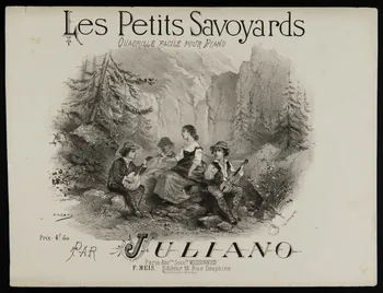 estampe Les Petits Savoyards 1957.175.165  Photo