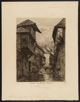 estampe Canal des Vieilles Prisons. 1957.175.177  Photo