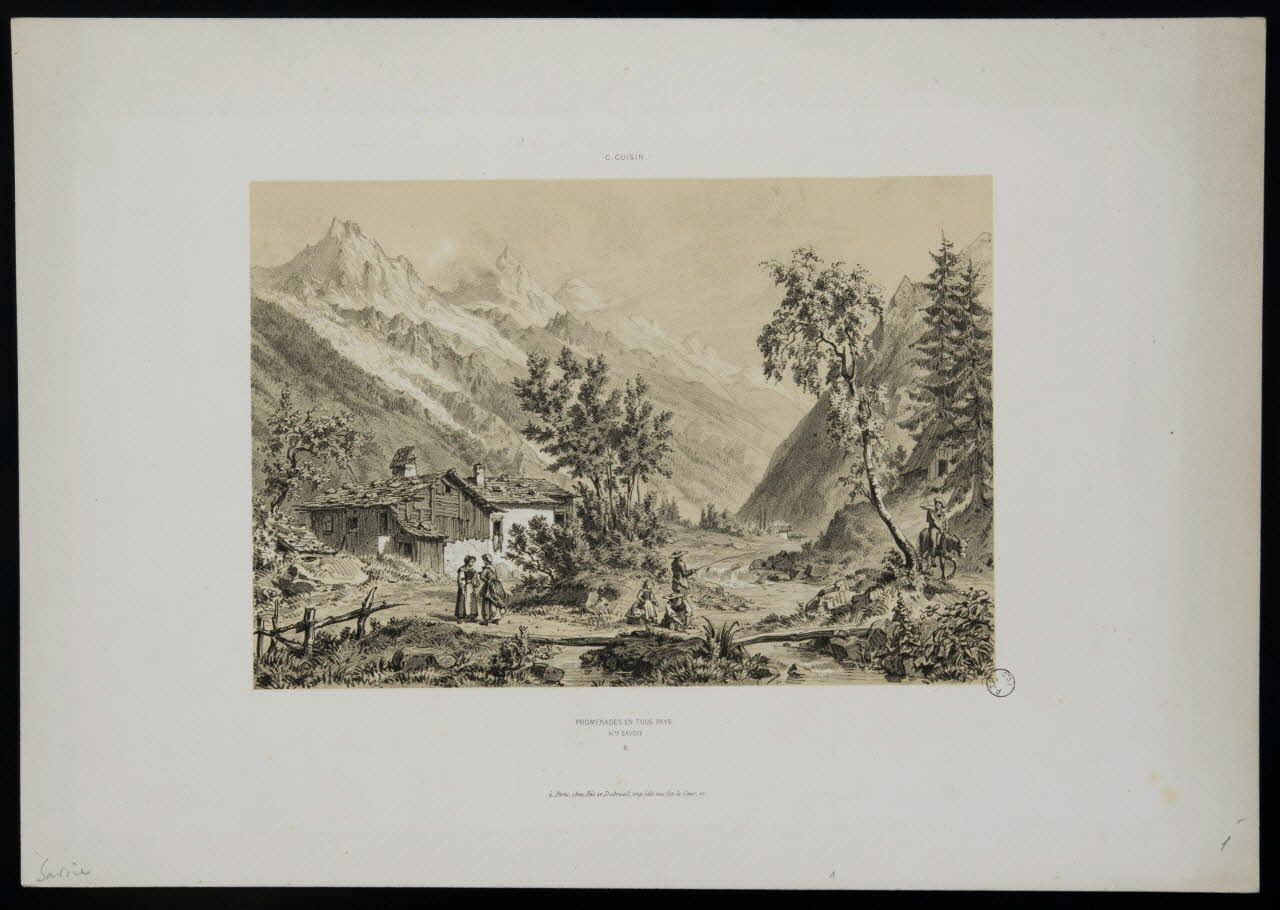 estampe PROMENADES EN TOUS PAYS. 1957.175.185 Photo