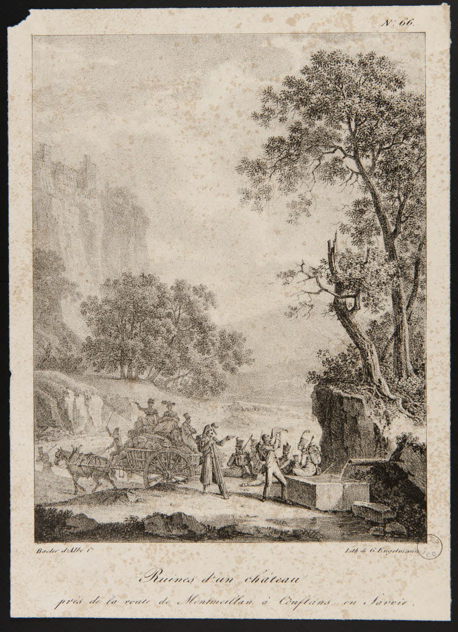 estampe Ruines d'un château 1957.175.193 Photo