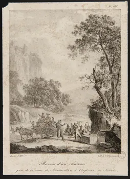estampe Ruines d'un château 1957.175.193  Photo