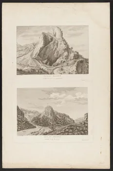 estampe VUE DU ROCHER  nommé le bec de l'Aigle 1957.175.194.2 Photo