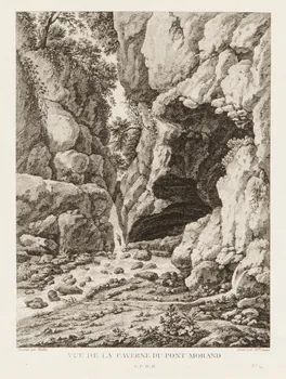 estampe VUE DE LA CAVERNE DU PONT MORAND 1957.175.195.3 Photo