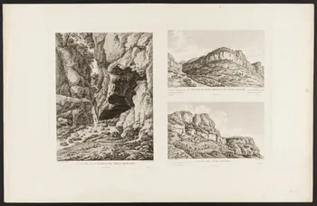 estampe VUE DE LA CAVERNE DU PONT MORAND 1957.175.195.3 Photo