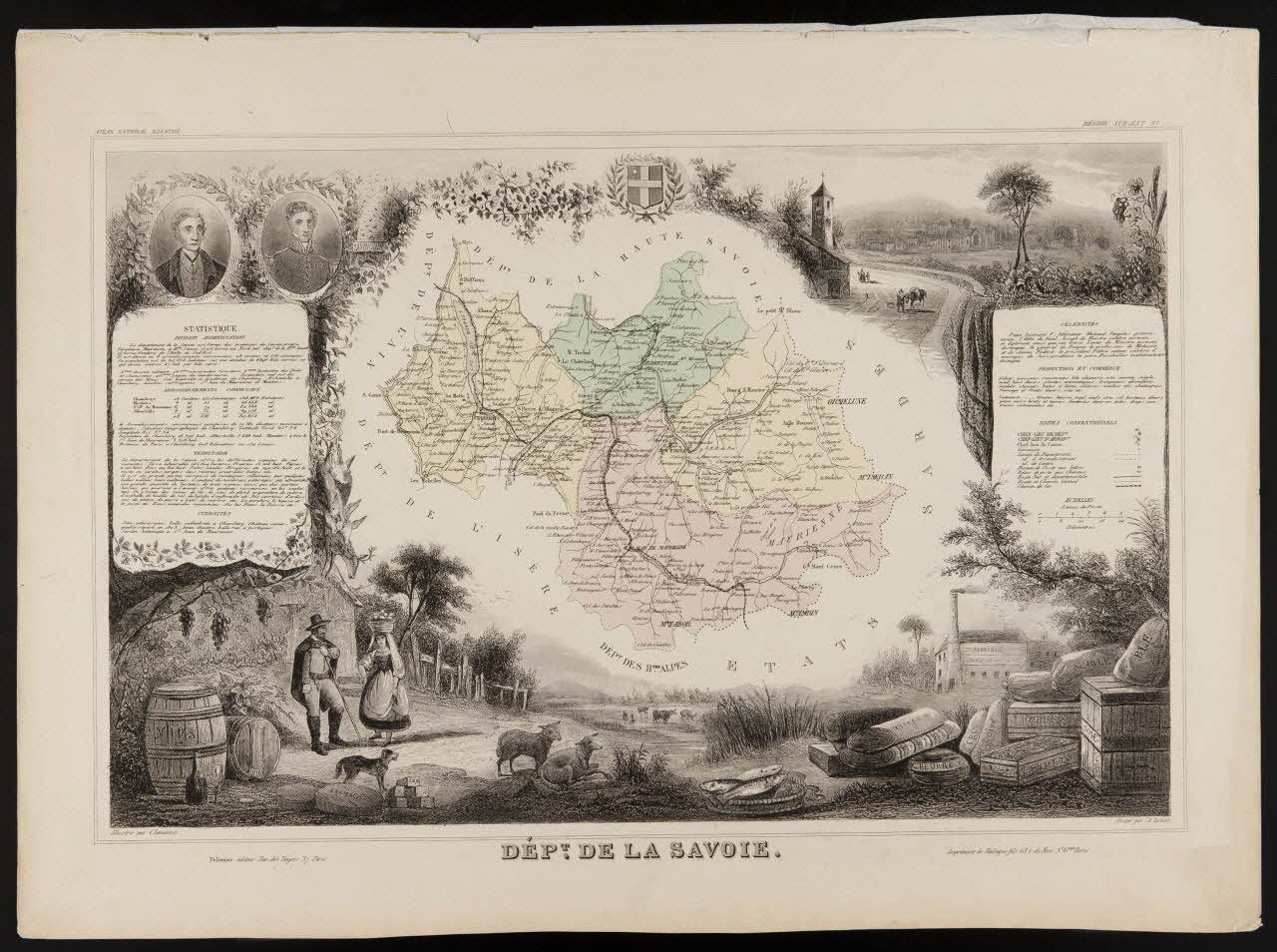 estampe DEPT. DE LA SAVOIE. 1957.175.198 Photo