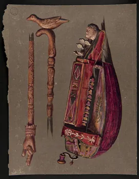 estampe Instrument de musique 1957.175.199 Photo