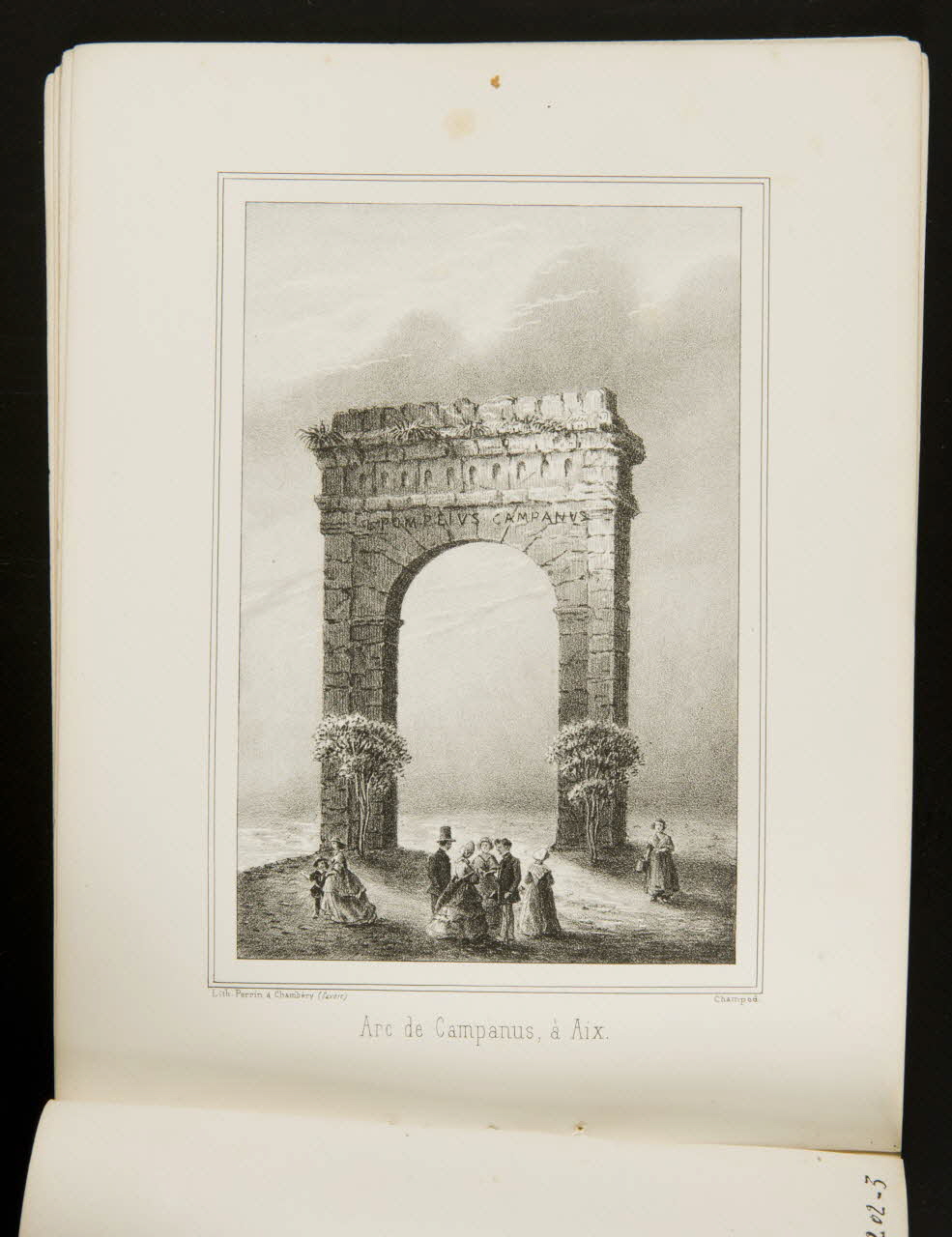 album Arc de Campanus, à Aix. 1957.175.202.4 Photo