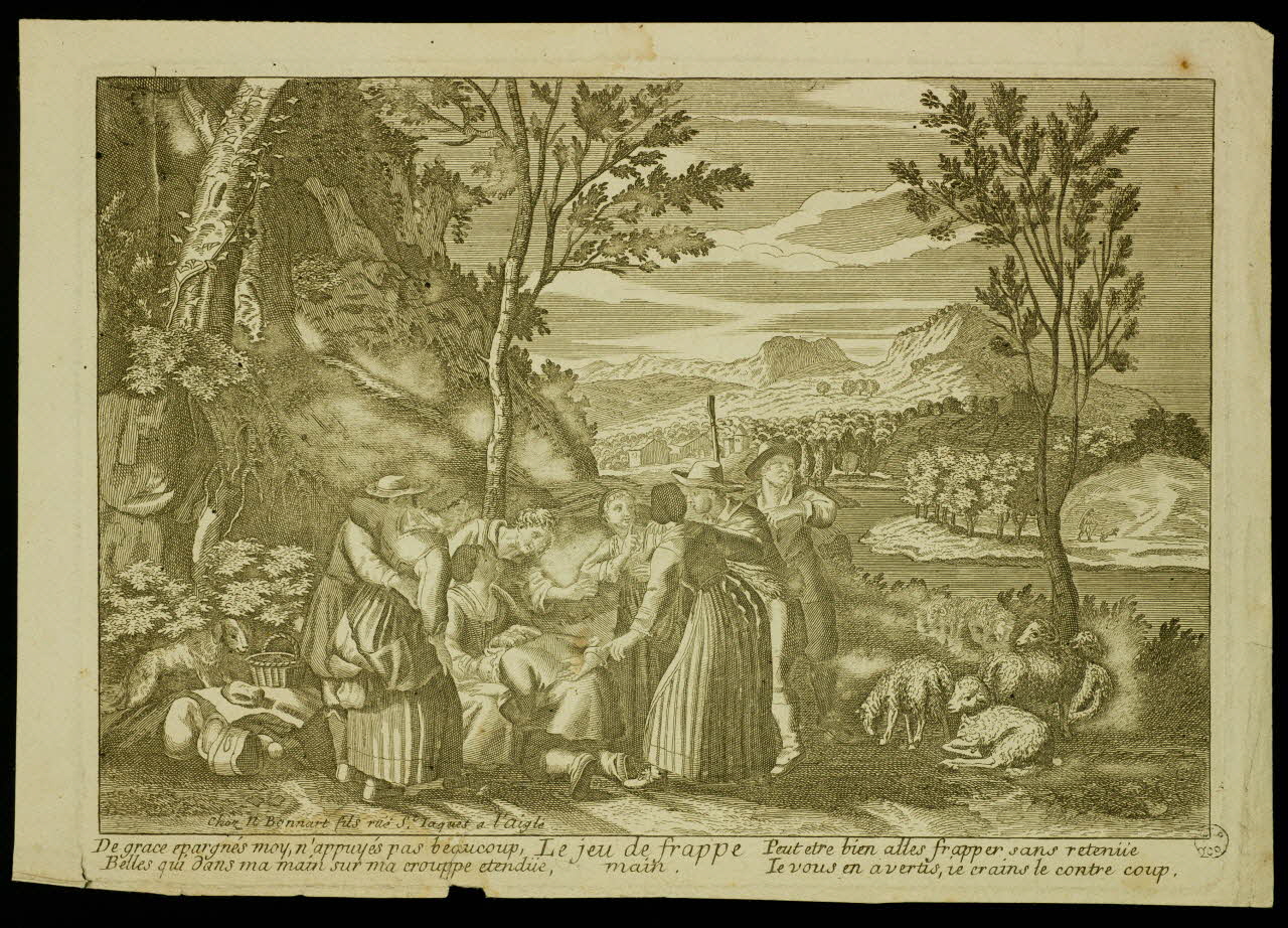 estampe Le jeu de frappe  main. 1957.175.209 Photo