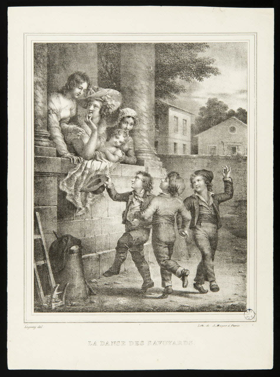 estampe LA DANSE DES SAVOYARDS. 1957.175.21 Photo