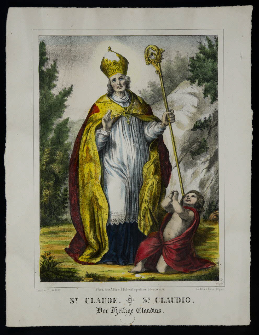 estampe ST. CLAUDE. 1957.175.223 Photo
