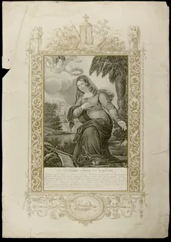 estampe STE. VICTOIRE VIERGE ET MARTYRE. 1957.175.232 Photo