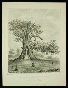 estampe PELERINAGE DE SAINT-JOSEPH-DU-CHÊNE 1957.175.233  Photo