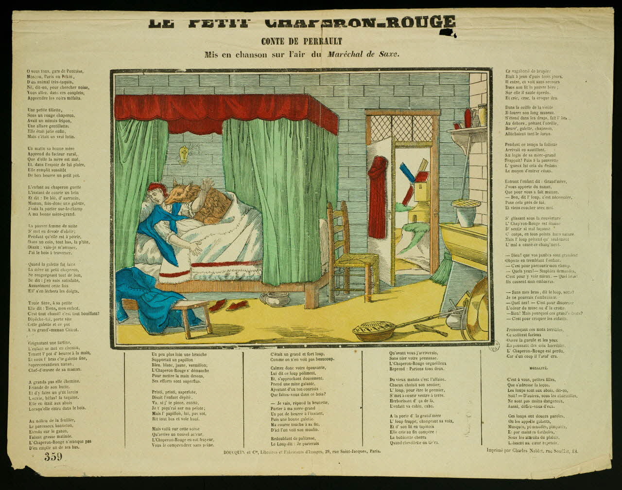 estampe LE PETIT CHAPERON ROUGE. 1957.175.255 Photo