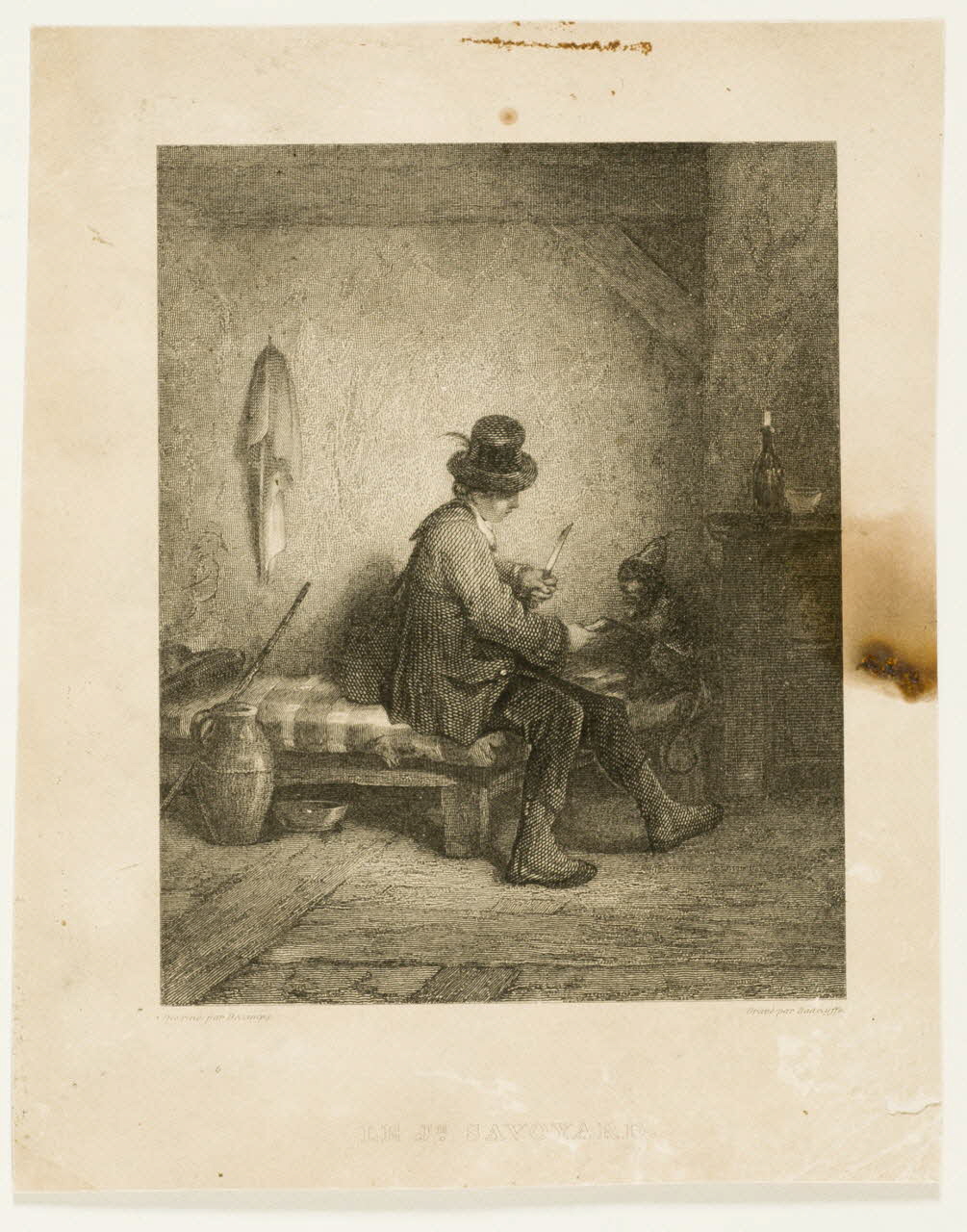 estampe LE JE. SAVOYARD. 1957.175.26 Photo