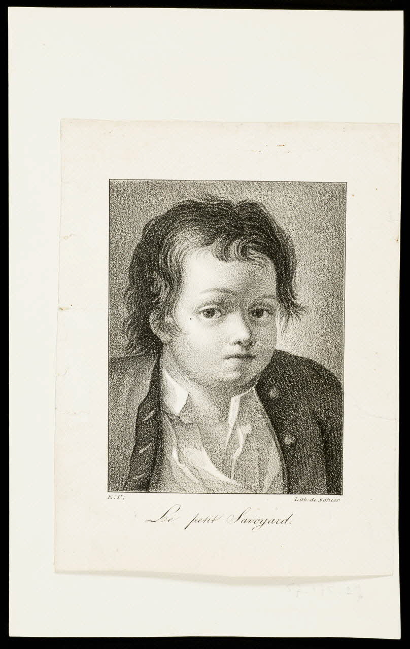 estampe Le petit Savoyard. 1957.175.27 Photo